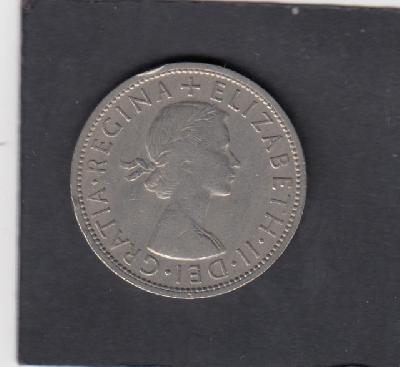 Beschrijving: 1/2 Crown  ELIZABETH II  